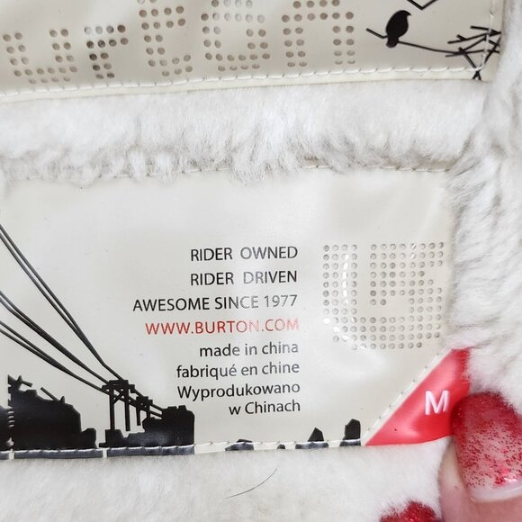 BURTON Dutchess Insulated Brown Tone On Tone Plaid Snowboard Jacket M - Picture 16 of 16